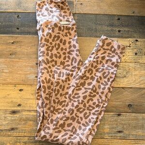 Bombshell Sportswear Animal Print Leggings - Tan